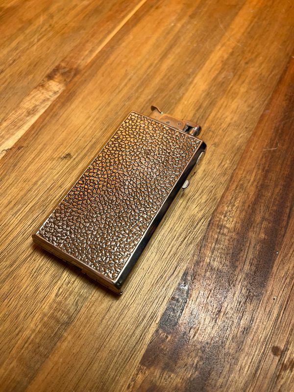 Evans Mirror Compact Cigarette Case Lighter
