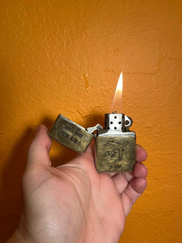 1971-72 Binh Long Vietnam B-52 Knockoff Zippo Lighter