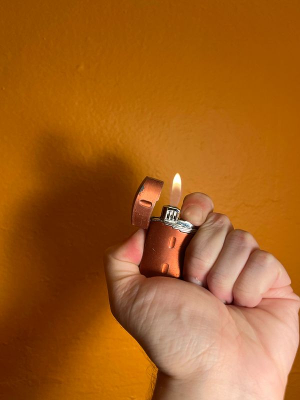 Mini Butane Flip Top Lighter