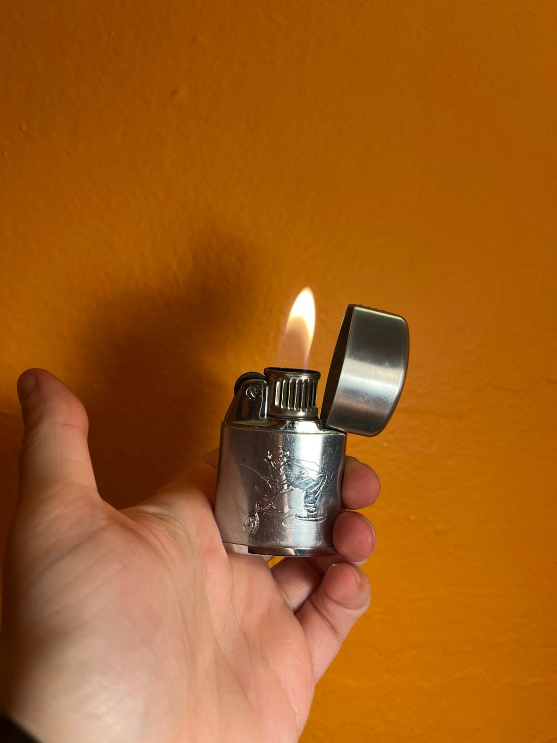 Ronson Windlite Fisherman Flip Top Lighter