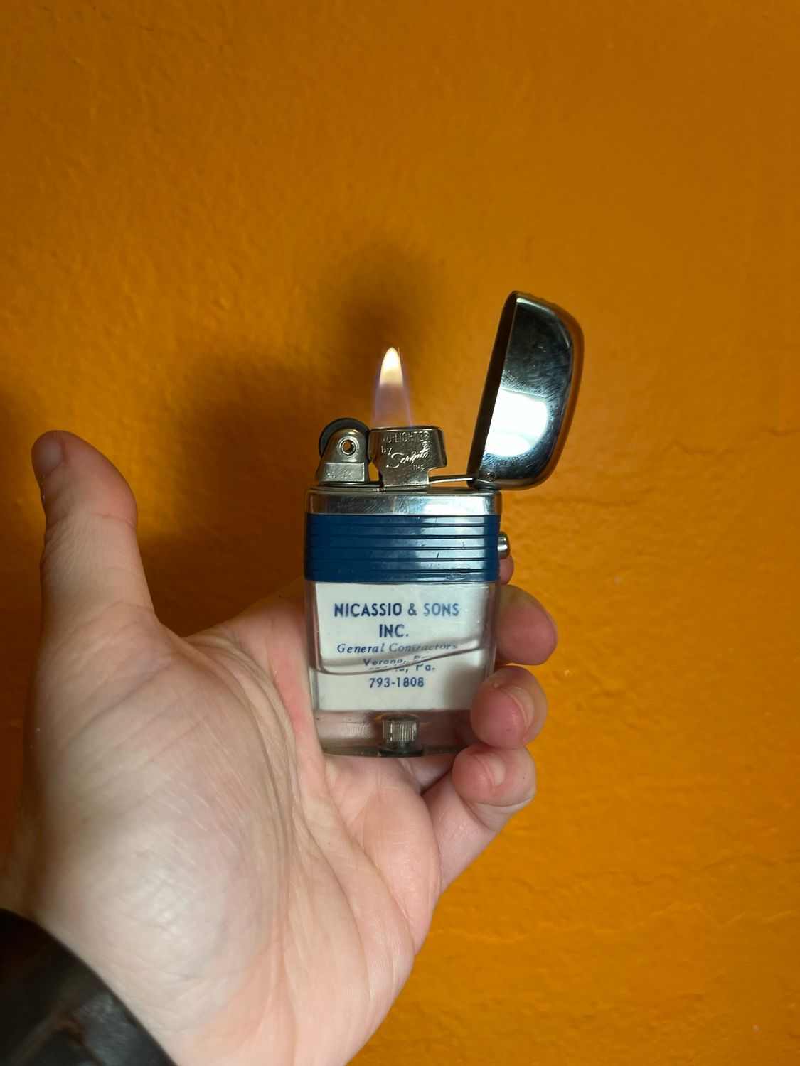 Nicassio &amp; Sons Verona Pa Scripto Lighter