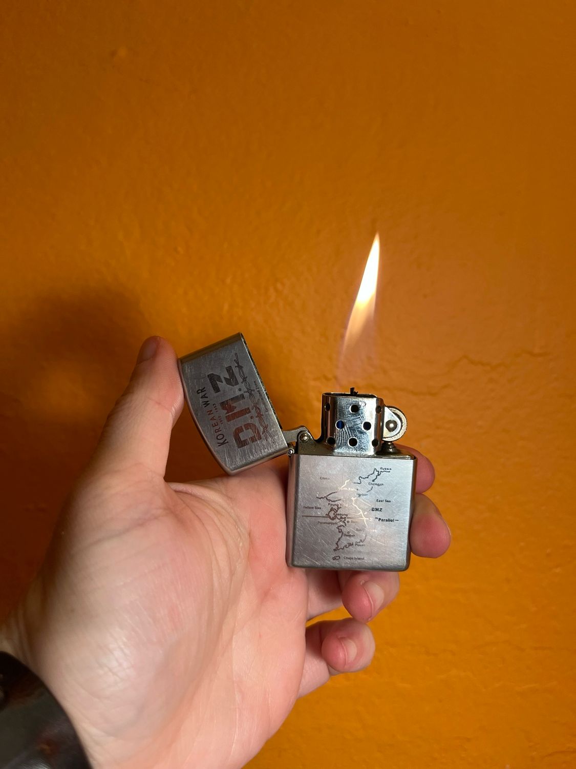 DMZ Korea Flip Top Lighter