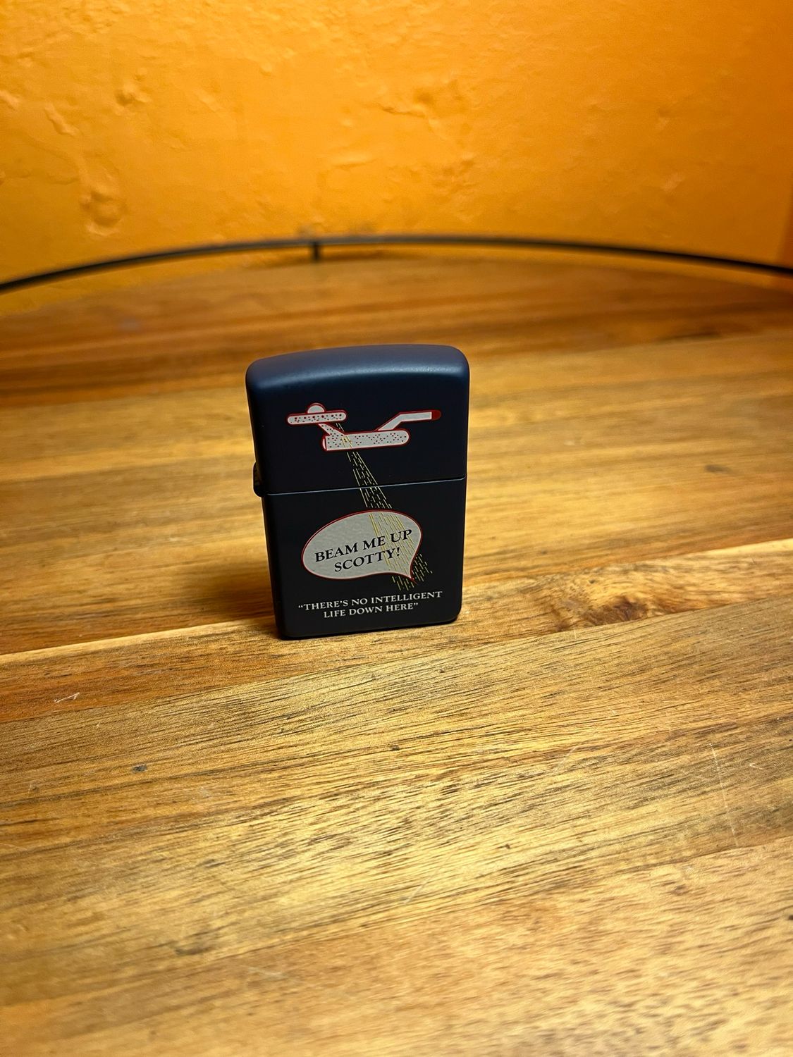 1995 Beam Me Up Scotty Zippo Ziplight COMES WITH LIGHTER INSERT