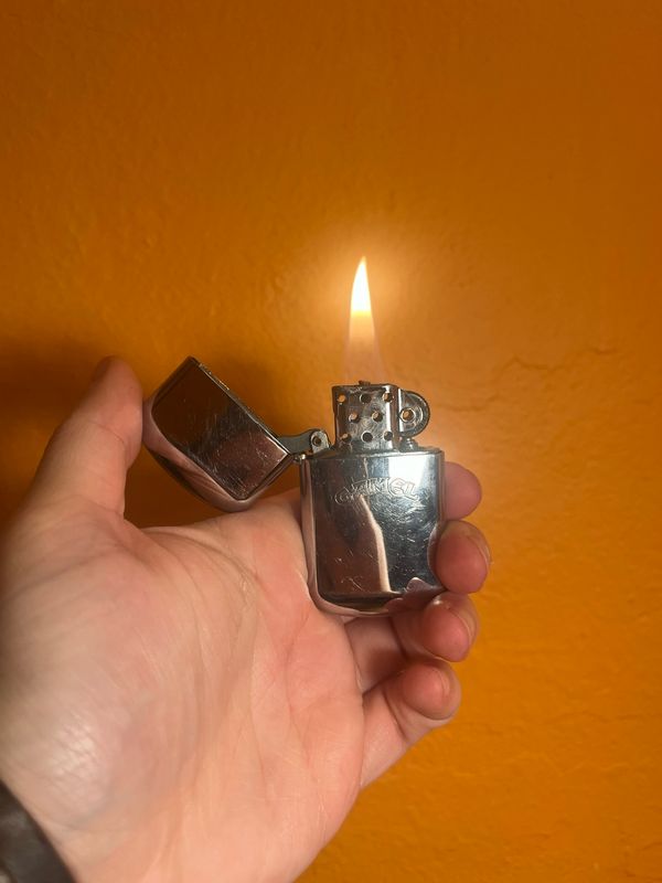 Capsule Shaped Camel Flip Top Lighter