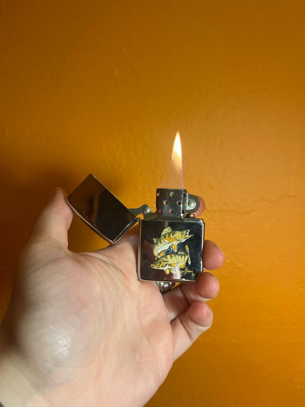 1993 Guy Harvey Fish Pair Zippo Lighter