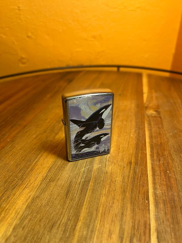 2008 Guy Harvey Orca Killer Whale Zippo Lighter
