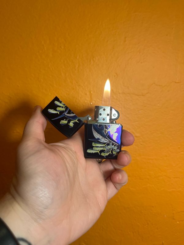 2003 Guy Harvey Swordfish &amp; Mola Mola Spectrum Zippo Lighter