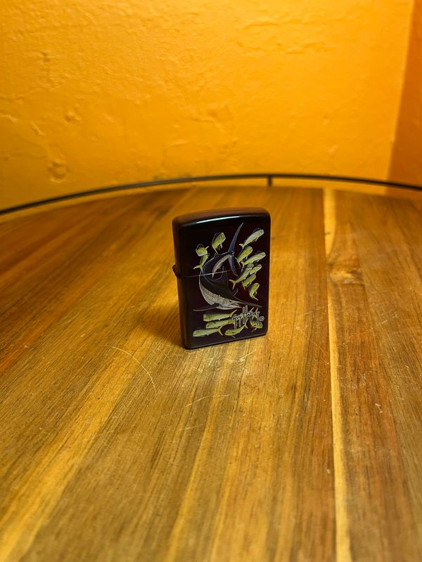 2003 Guy Harvey Swordfish &amp; Mola Mola Spectrum Zippo Lighter