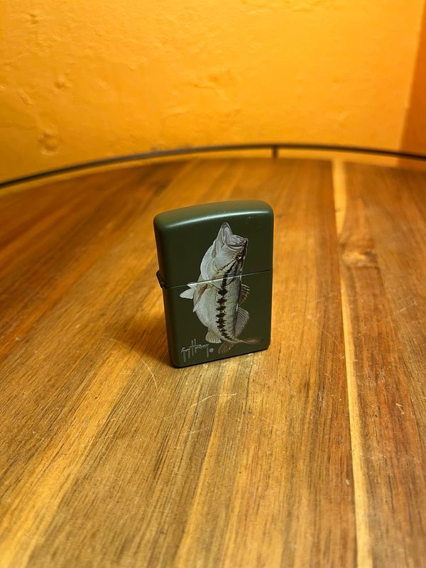 2004 Guy Harvey Bass Green Zippo Lighter