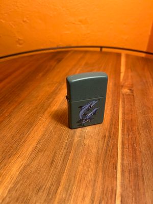 2001 Guy Harvey Green Dolphin Zippo Lighter
