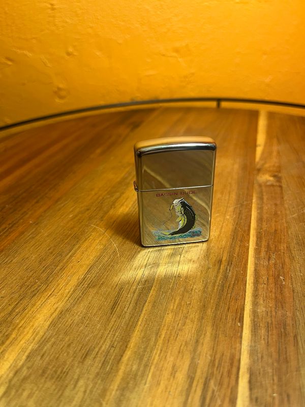 1993 Bassin Dude Fishing Zippo Lighter