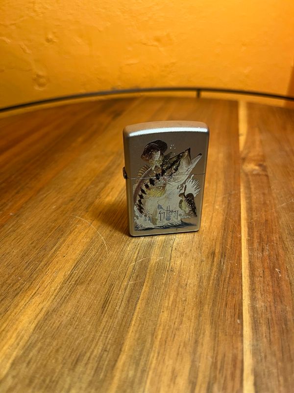 2005 Guy Harvey Freshwater Fish Zippo Lighter