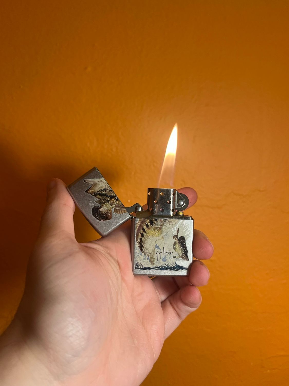 2005 Guy Harvey Freshwater Fish Zippo Lighter
