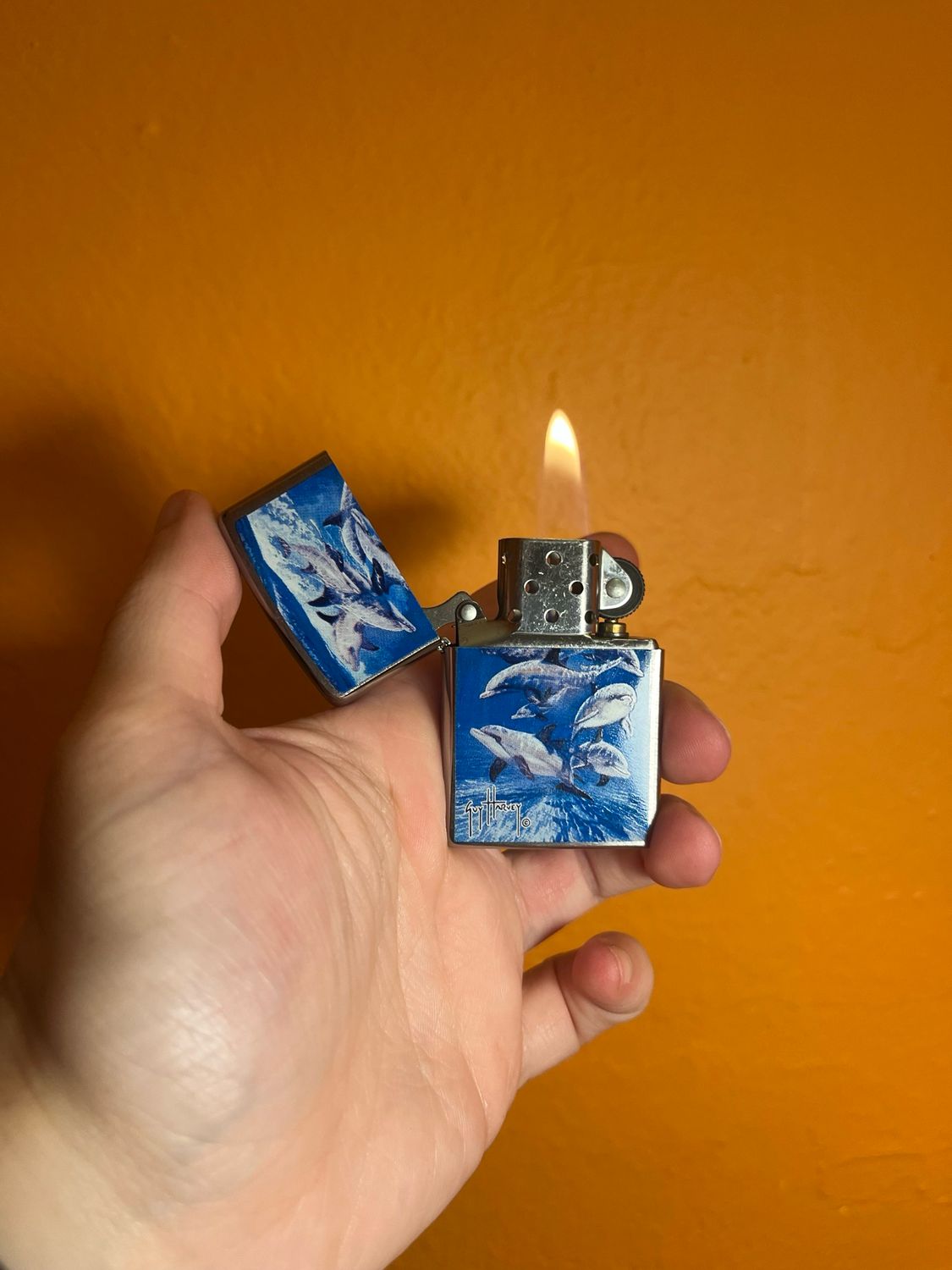 2009 Guy Harvey Dolphins Zippo Lighter