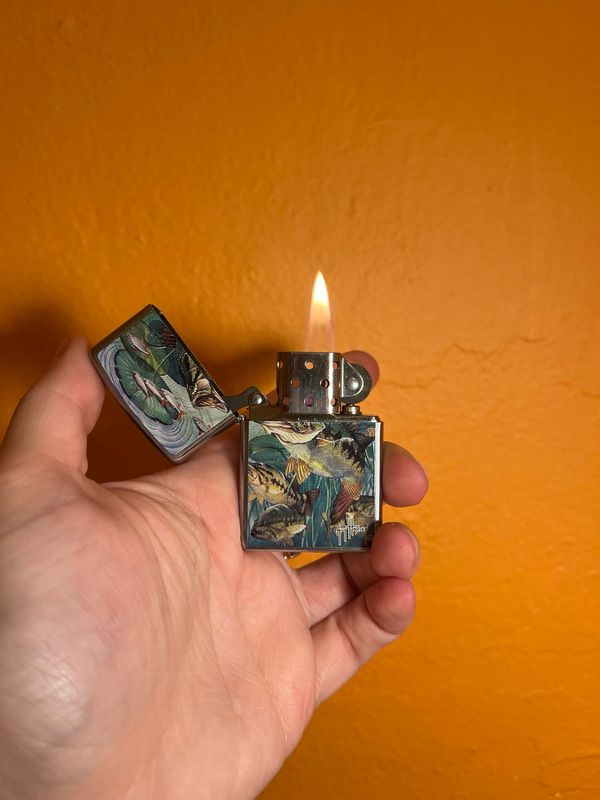 2006 Guy Harvey Lily Pond Zippo Lighter
