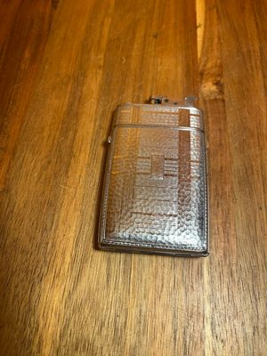Evans Metal Cigarette Case Lighter