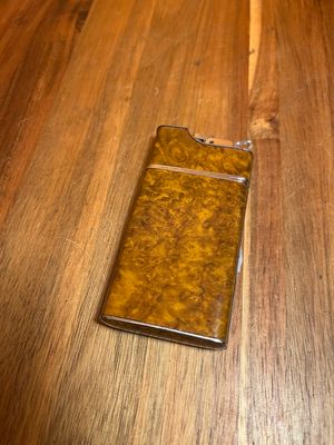 Evans Tawny Cigarette Case Lighter