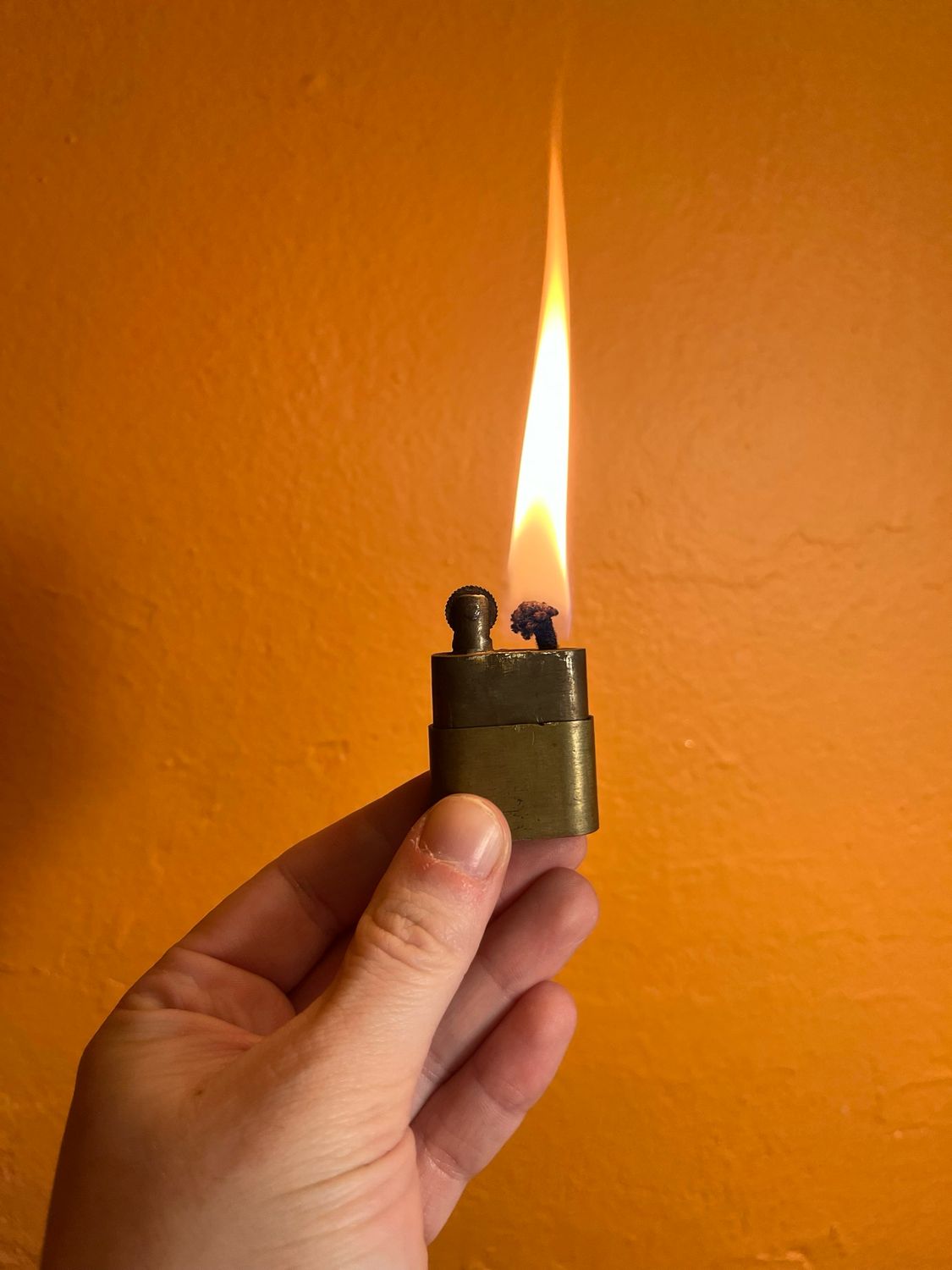 Capped Brass Trench Lighter