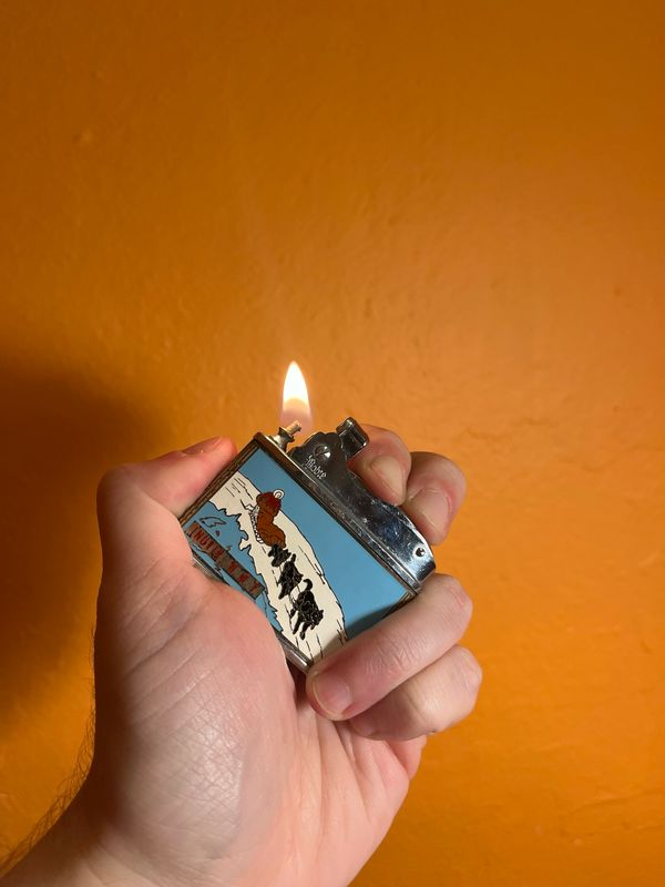 Inuvik Indigenous First Nations Northwest Territories Of Canada Souvenir Flat Lighter