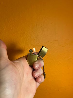 Brass Mini Keychain Lighter