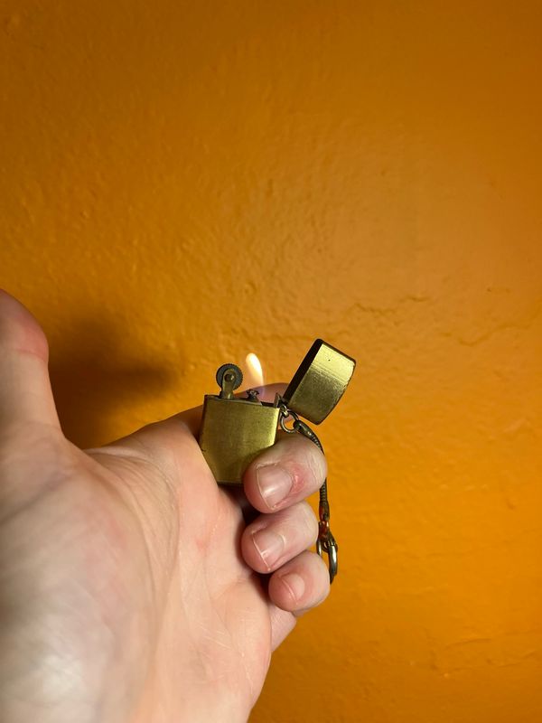 Brass Mini Keychain Lighter