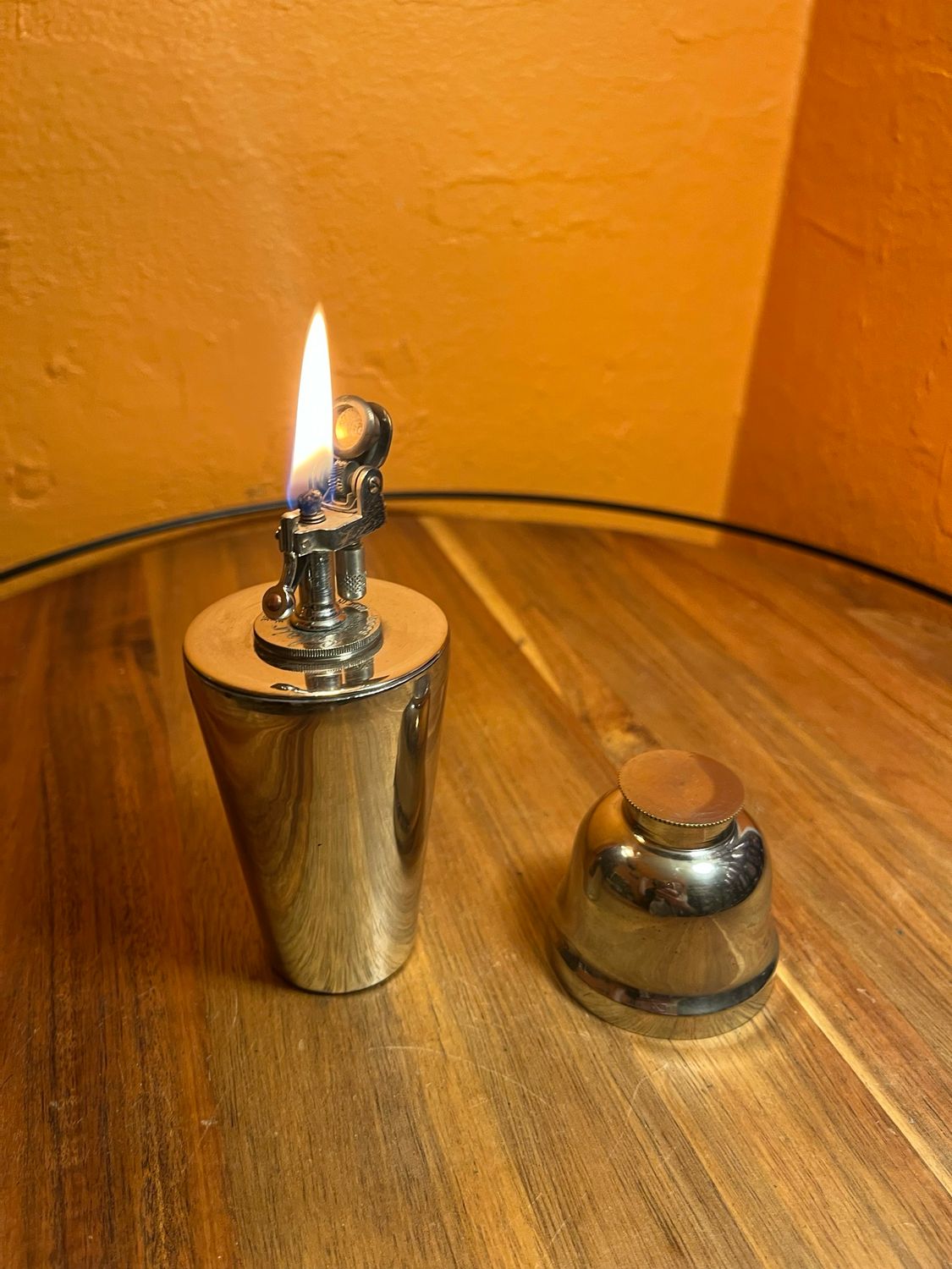 Eclair French Made Cocktail Shaker Tumbler Table Lighter