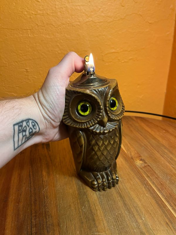 Owl Table Lighter