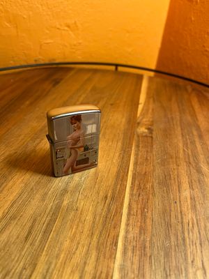 1970s Kitchen Redhead Pinup Flip Top Lighter