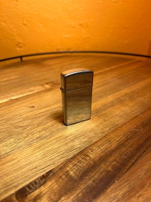 1967 Floral Etching Zippo Slim Lighter