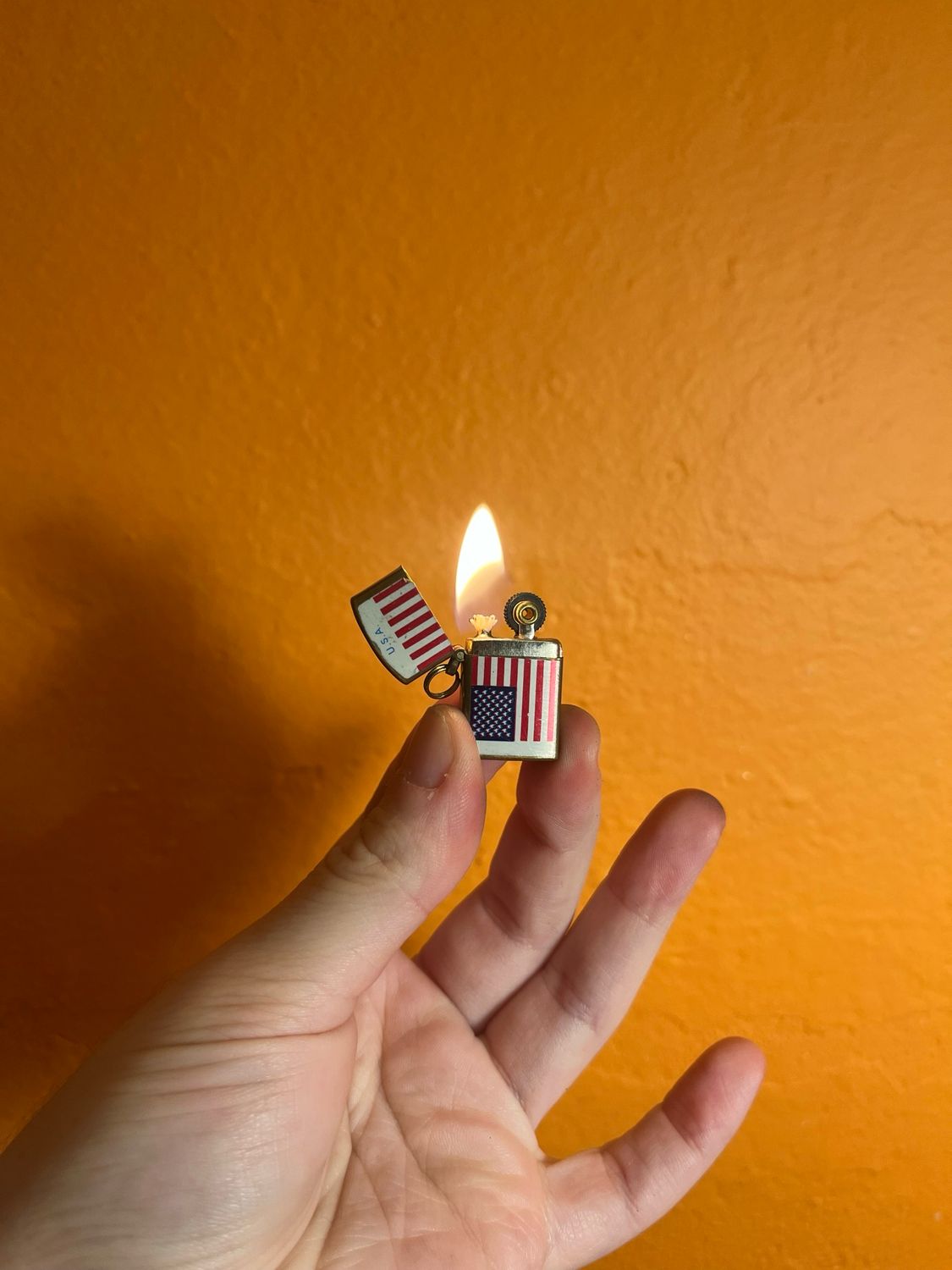 American Flag Mini Keychain Lighter