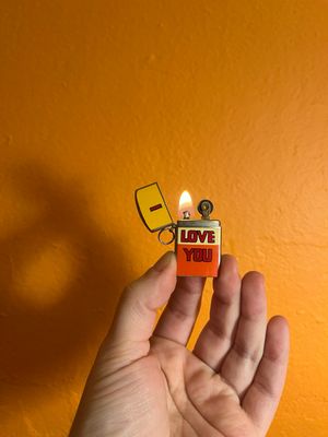1970s I Love You Keychain Lighter
