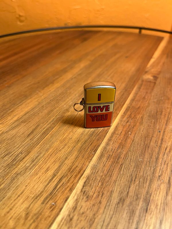 1970s I Love You Keychain Lighter