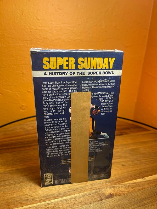 Super Sunday: A History Of The Super Bowl Official NFL VHS Tape