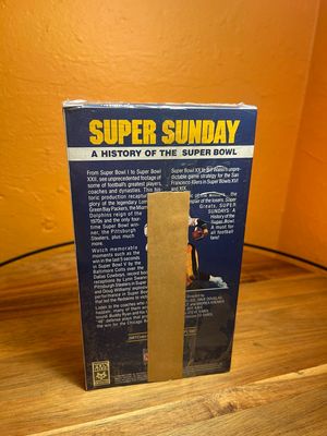 Super Sunday: A History Of The Super Bowl Official NFL VHS Tape