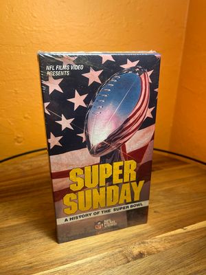 Super Sunday: A History Of The Super Bowl Official NFL VHS Tape