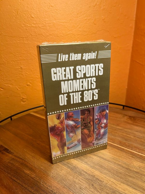 Great Sports Moments Of The 80s VHS Tape