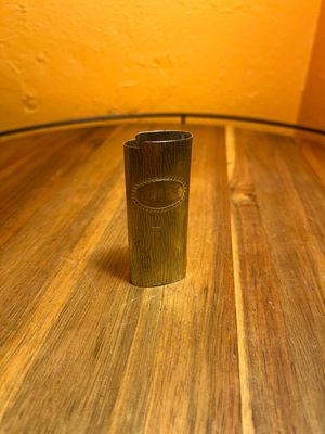 Golden BIC Lighter Cover Sleeve