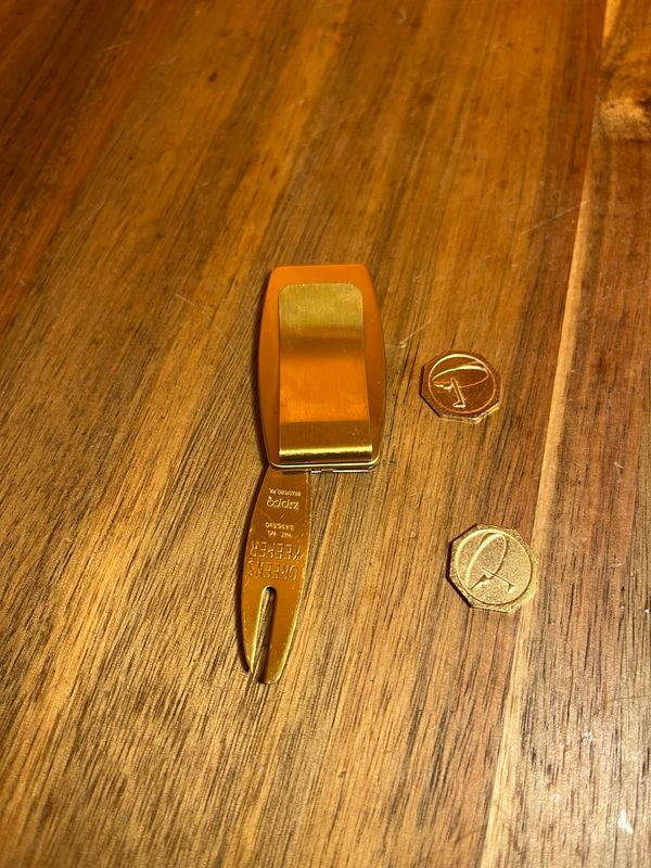 TMS Incorporated Zippo Money Clip Greens Keeper