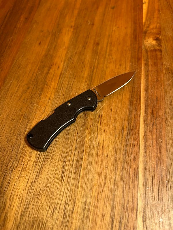 Salesman Sample Apple Zippo Folding Knife