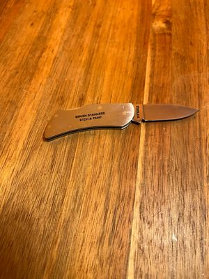 Salesman Sample Travelers Insurance Zippo Folding Knife