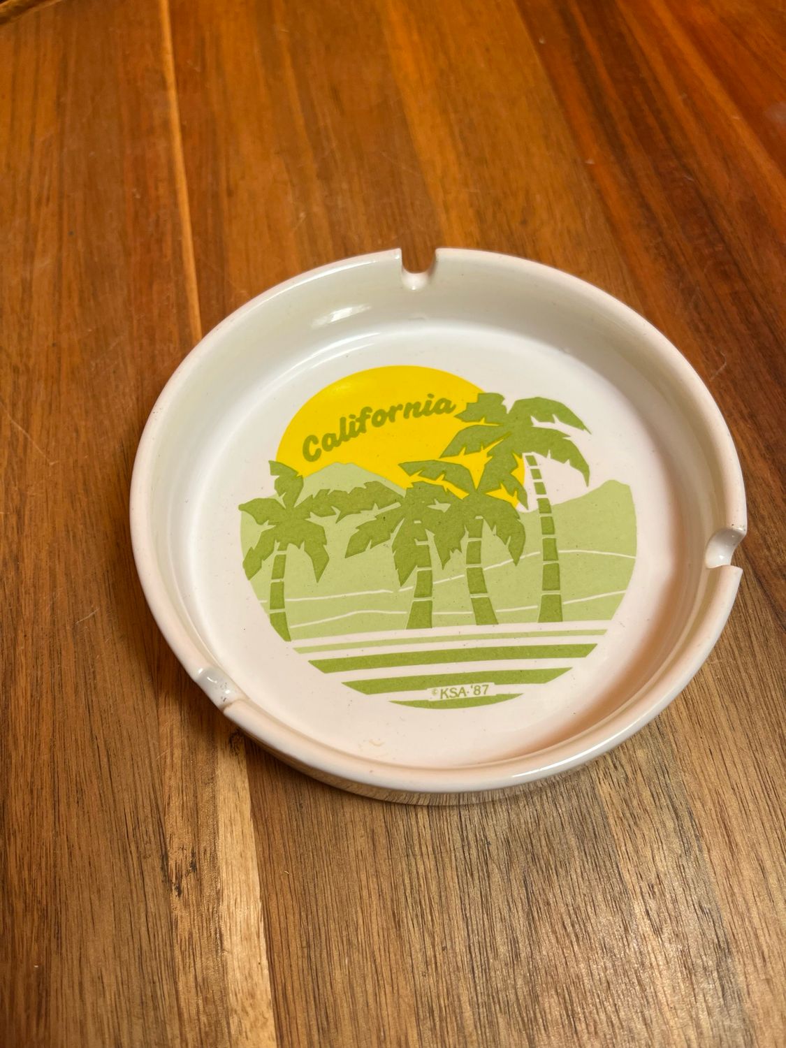 California Souvenir Ashtray
