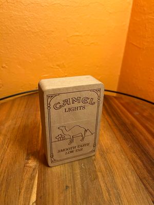 Camel Wooden Cigarette Case