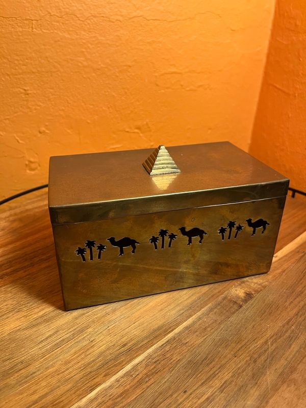 Camel Brass Box