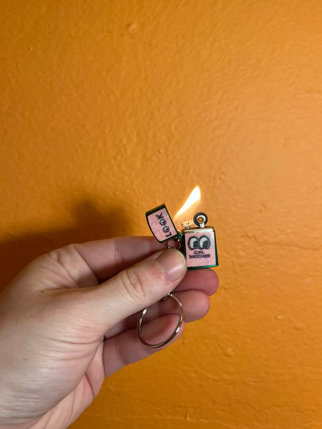 Girl Watcher Mini Keychain Lighter