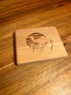 Camel Wooden Cigarette Case