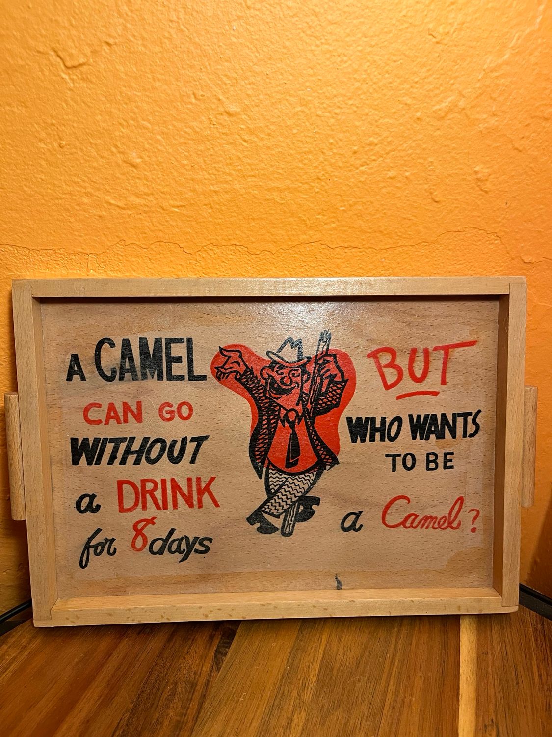 Drink Like A Camel Rolling Tray