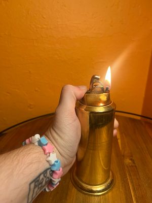 24K Gold Electroplated Table Lighter