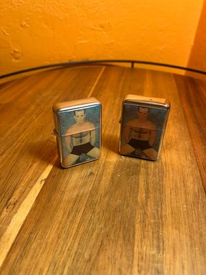 Ginger Hunk Censored Pinup Flip Top Lighter