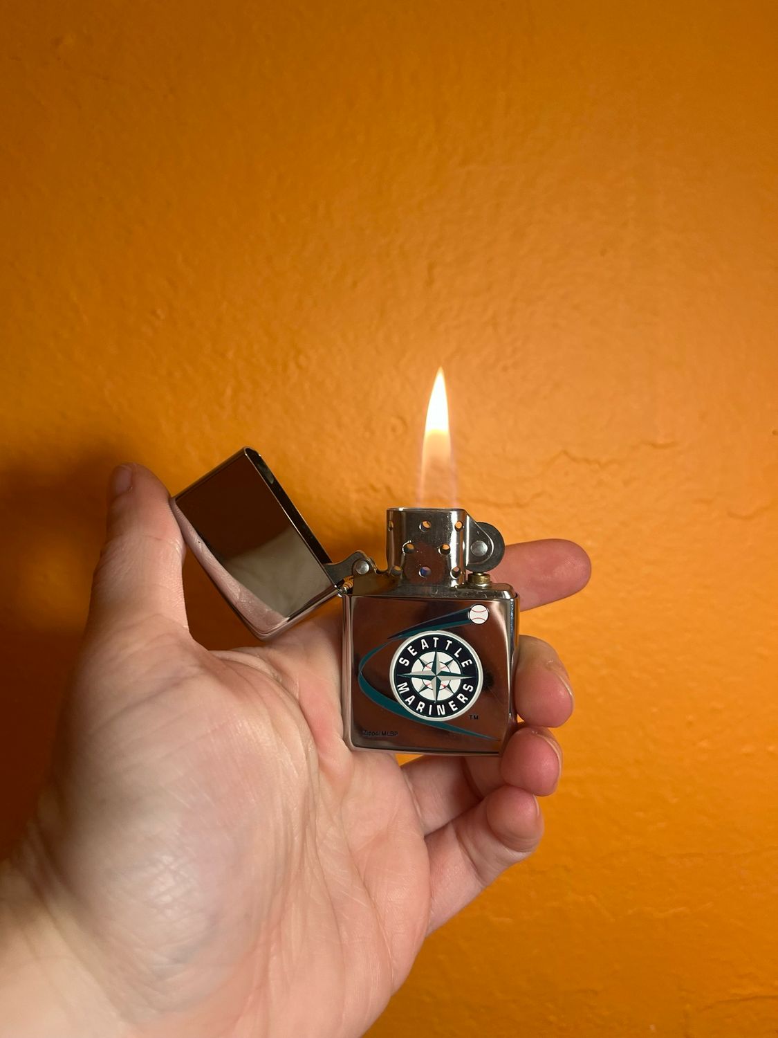 2001 Seattle Mariners Zippo Lighter