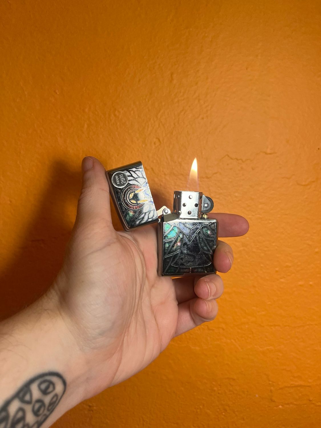 2017 Stained Glass Angel Zippo Lighter